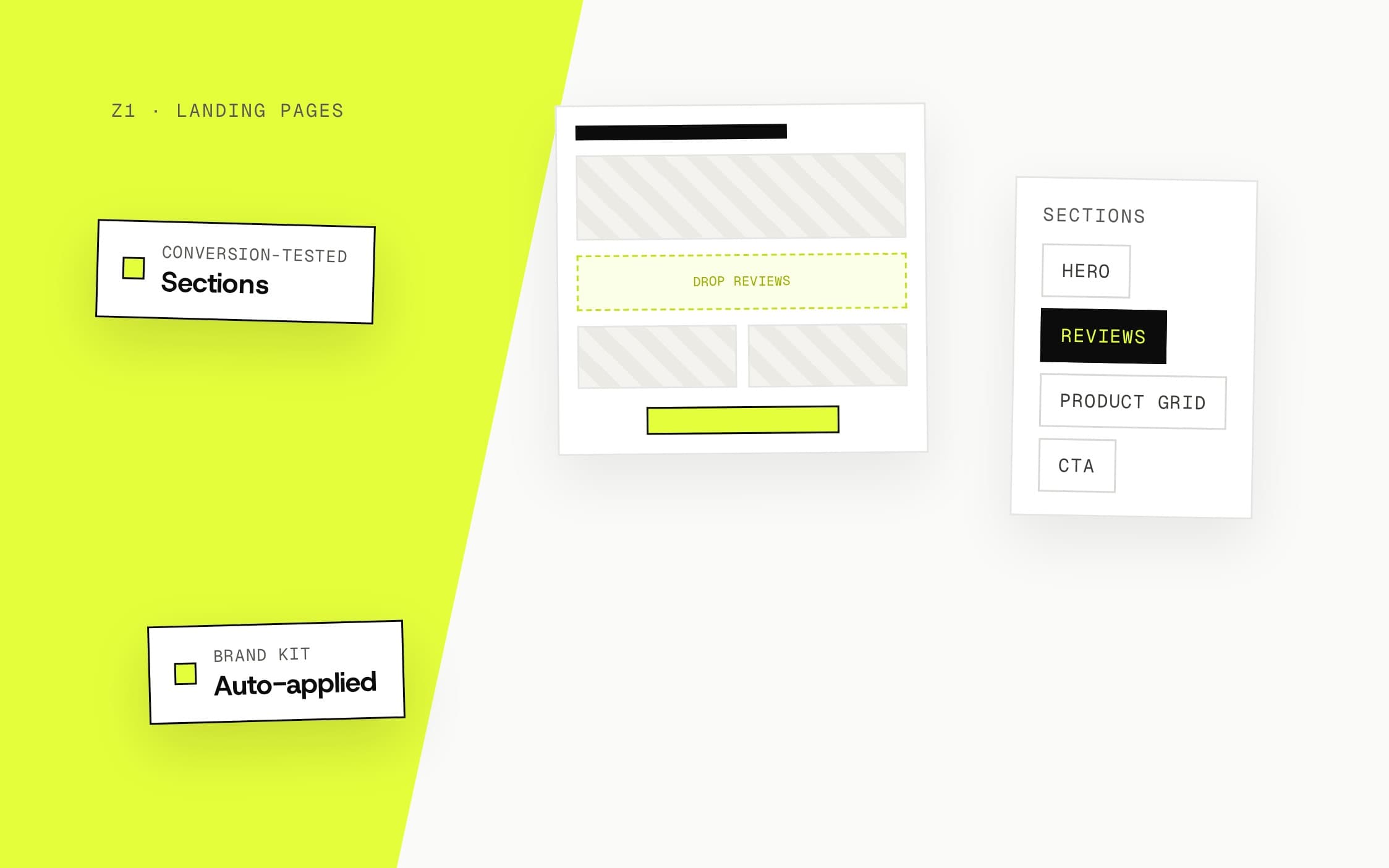 Landing Pages — The visual editor for headless storefronts.